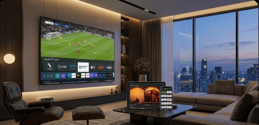 فالكون رسيفر: دليلك لأفضل اشتراك IPTV في السعودية بدون تقطيع