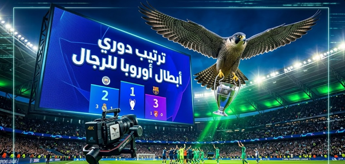 ترتيب دوري أبطال أوروبا للرجال 2026 | فالكون IPTV
